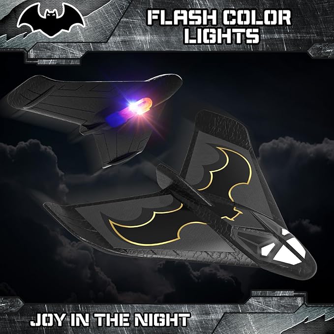 Fuwidvia 6 Pack Airplane Launcher Toys, LED Foam Airplane Toys for Kids, Outdoor Plane Flying Toys for Boys Girls Toys Age 3 4 5 6 7 8 9 10 11 12 Year Old boy Birthday Gift Ideas