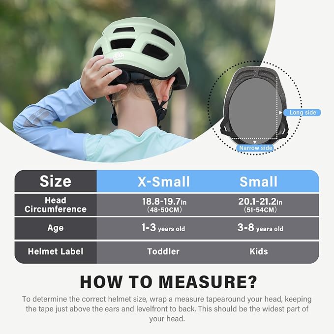 Toddler Kids Bike Helmet, Adjustable Infant Baby Bicycle Helmet for Age 1-3-5-8 Years Child Boys Girls, Multi-Sport Scooter Skateboard, 2 Sizes