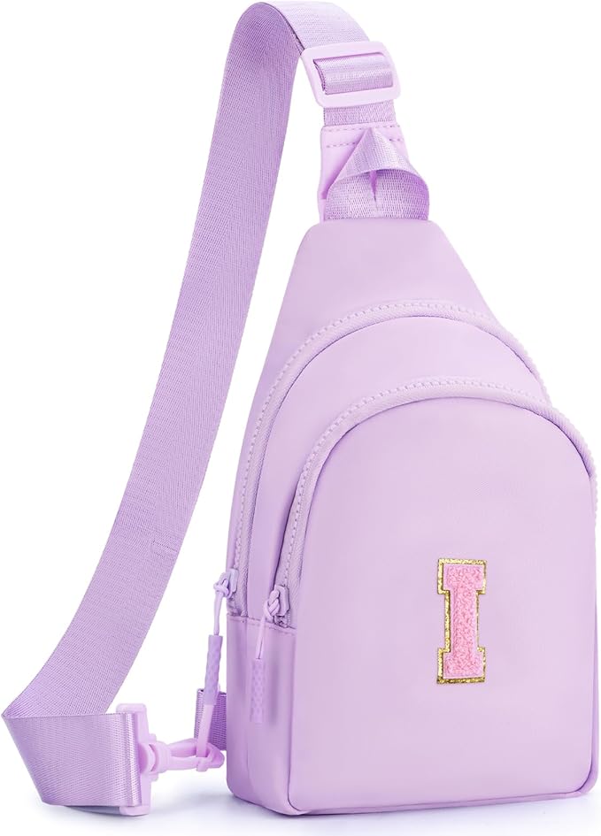 Birthday Gift for 5 6 7 8 9 10 11 12 13 14 15 16 Year Old Girls Fanny Pack Crossbody Bags for Women,Cute Trendy Stuff - Lavender,I