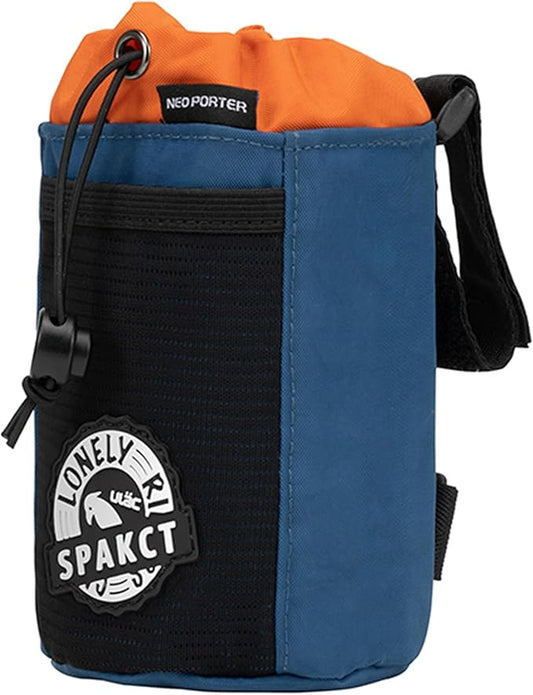 Bike Stem and Handlebar Bag, Top Tube Waterproof Bicycle Frame Basket, Snack Bag Accessories for Cycling (Dark Blue)