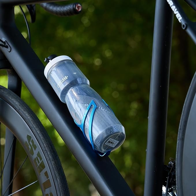 Corki Cycles Bike Water Bottle Holder Aluminum Alloy, Universal Bike Water Bottle Cage for Road, Mountain and Gravel Bikes - 1Pack - Blue