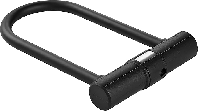 Retrospec Lookout U-Lock Bike Lock with 4Ft Security Cable, Heavy Duty Anti-Theft Bicycle Lock with 14mm Shackle, Pick Resistant & Secure Anti-Rotation Design