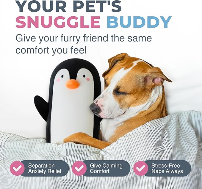 Penguin Plush Body Pillow for Kids | Long Stuffed Animal Cuddle Pillow | Soft Hugging Toy | Plushie Gift for Girls & Boys | Long Plush Body Pillow for Sleep & Comfort | Medium, 35 Inches