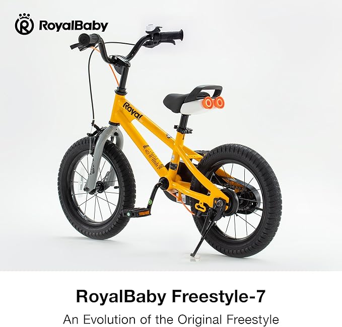 RoyalBaby Kids Bike EZ Balance to Pedal Dual Handbrake Toddlers Boys Girls Bicycle 12-20 Inch for Age 3-10 Years