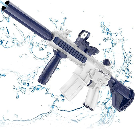 JONEG Electric Water Blaster for Kids Adults - Automatic, Extended-Range, Universal Inlet, Summer Outdoor Beach Swimming Pool Party Toys, Gift for Kids Age 8 9 10 11 12 Years Old Boys