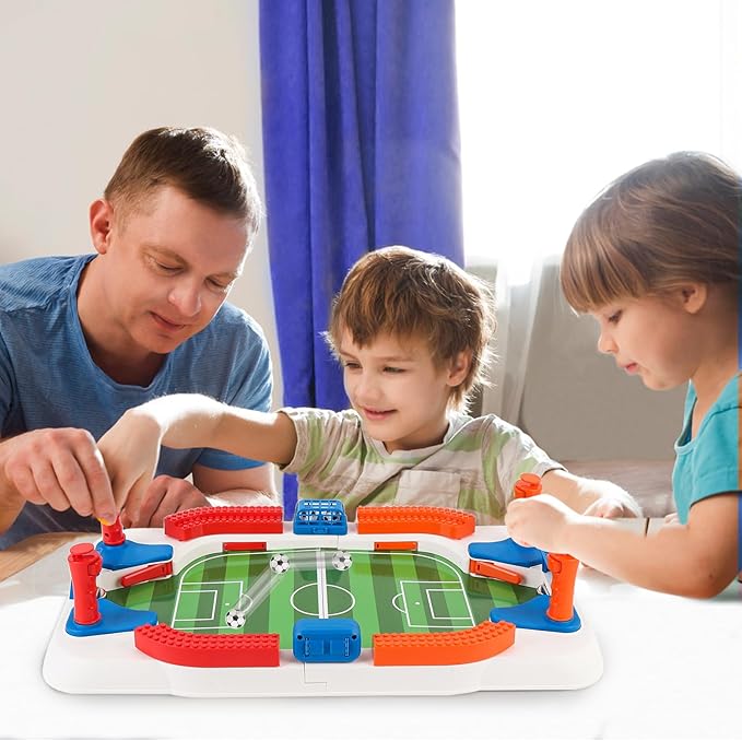 Mini Foosball Games for Kid Age 3-5 6-8, Soccer Board Games, Soccer Toys Indoor Game Room Birthday Party Gifts for 3 4 5 6 7 8 9 10 11 12 Years Old Boys Girls