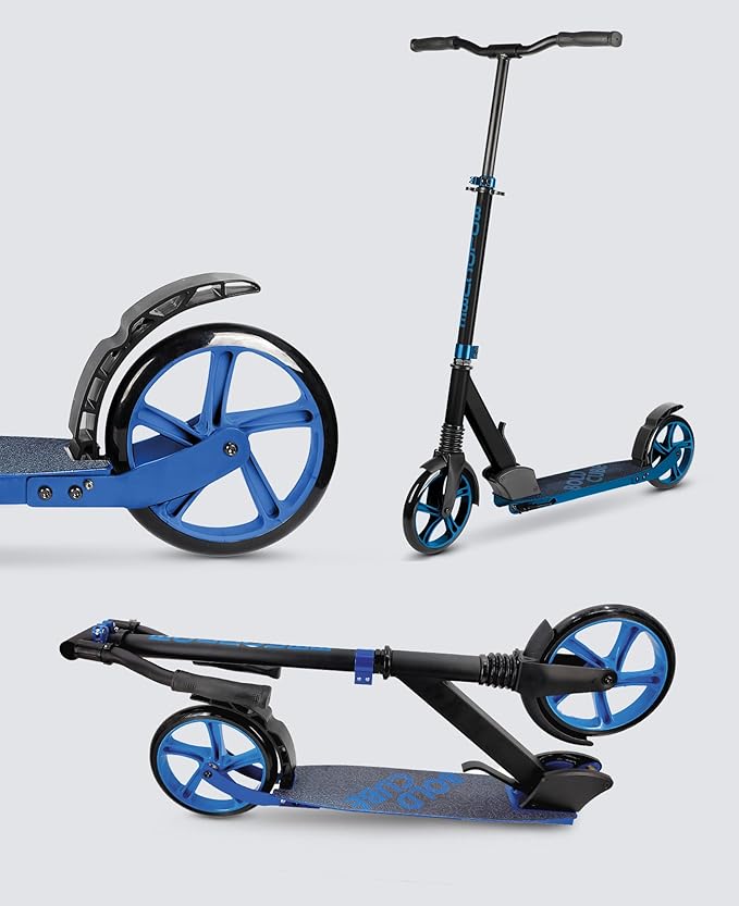 Big 2 Wheeler | Scooter for Kids & Teens Ages 7+ Years | Play & Commute | Front Suspension Fit with 200MM Wheels | Height Adjustable 86 to 111 cm