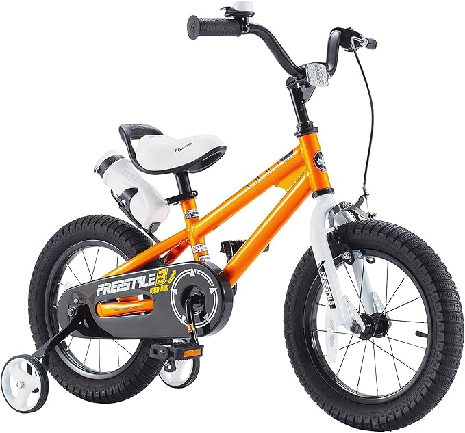 RoyalBaby Kids Bike EZ Freestyle Training Free Balance to Pedal Easy Learning Bicycle, 12-18 Inch for Toddlers to Big Kids