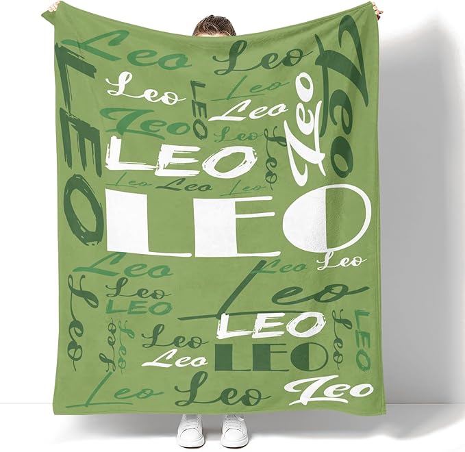 Dr.TOUGH Personalized Name Blanket Personalized Blanket for Adult Kids Flannel Customized Personalized Blankets and Throws