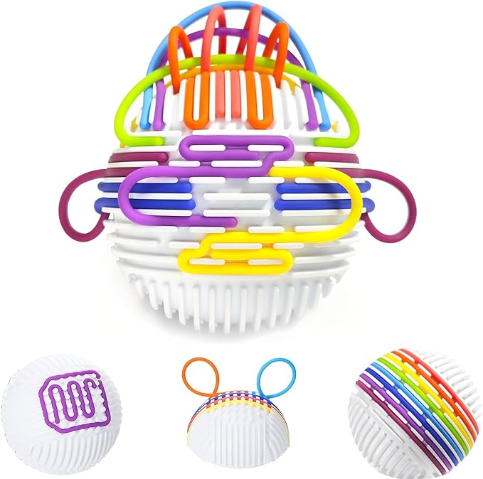 Sensory Activity Board Ball, DIY Innovation Silicone Toy for Kids, Ages 3+ Years, Good Gifts for Birthday New Year Chiristmas Festival, Parent-Child Relationship Building, Ideals Practice