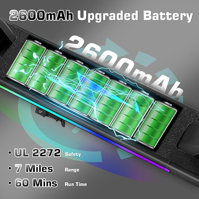 Caroma Electric Scooter for Kids Ages 6-14, 150W/180W Motor,10 MPH Max Speed & 7 Miles,Adjustable Height & Speed,Colorful Lights,LED Display,Foldable Kids Electric Scooter 132 Lbs Max Load