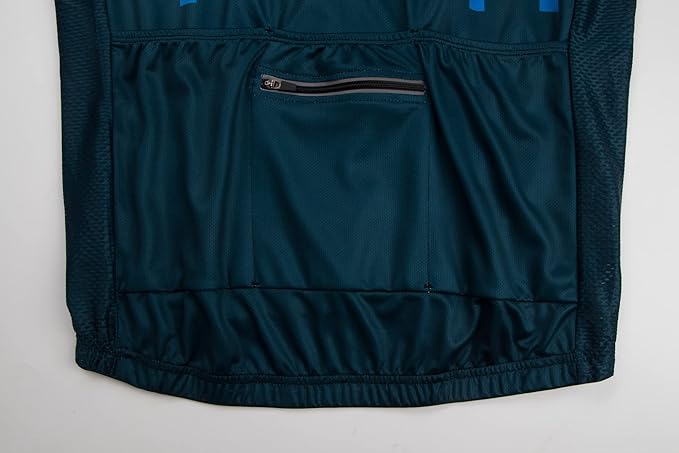 Coconut Ropamo CR Men's Cycling Jersey Set Road Bike Jersey Zipper Pocket Bib Shorts with 4D Padded Cycling Clothing Set