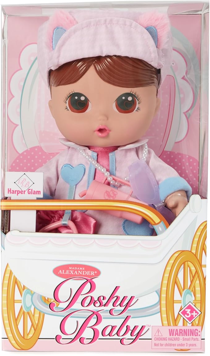 Madame Alexander 12-inch Poshy Baby™ Fashion Doll, Harper Glam