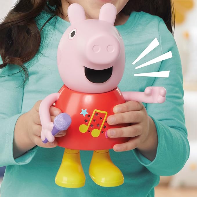 PEPPA PIG Talk & Sing Peppa Doll, Musical Toy with 50+ Sounds, Phrases, and Songs, Preschool Toys, Kids, Ages 3+