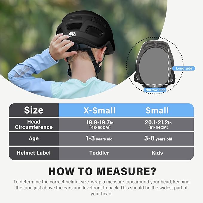 Toddler Kids Bike Helmet, Adjustable Infant Baby Bicycle Helmet for Age 1-3-5-8 Years Child Boys Girls, Multi-Sport Scooter Skateboard, 2 Sizes