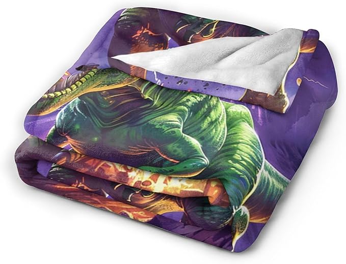 T-Rex Throw Dinosaur Gifts and Decor Funny Dinosaur Blanket for Boys Girls Women Men Kids Adults Soft Warm Cozy Fleece Blanket for Couch Sofa Bed 60"x50"
