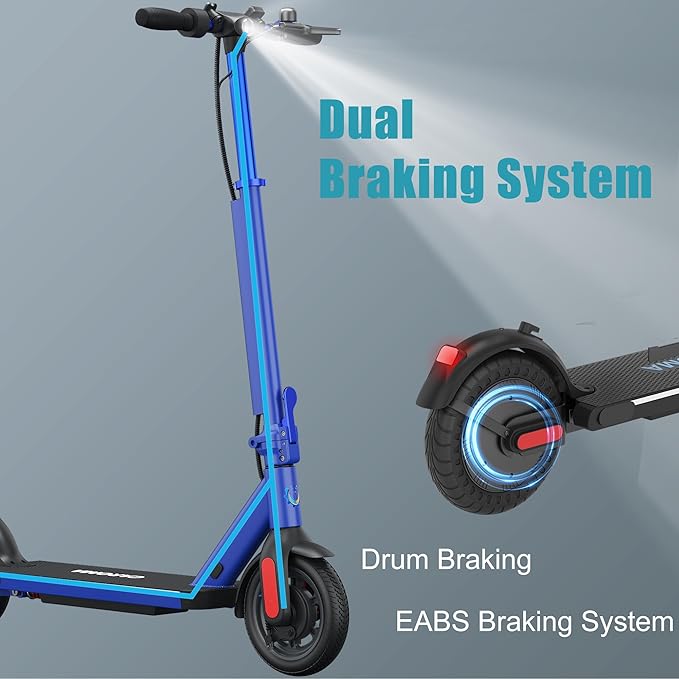 Caroma Electric Scooter, 750/500/350W Motor & 25/20 MPH Speed, Fast Adjustable Electric Scooter for Adults Max 25/20 Miles, Foldable Commuting E-Scooter w. Dual Braking System & Cruise Control