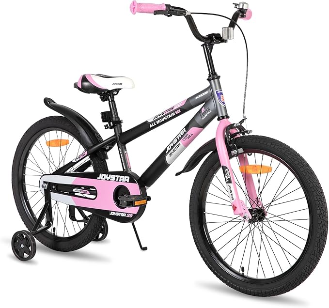 JOYSTAR New Berry Kids Bike for Boys and Girls Ages 3-12 Years Old, 12 14 16 Inch Kids Bicycles with Training Wheels, 20 Inch Bike with Kickstand, Multiple Colors