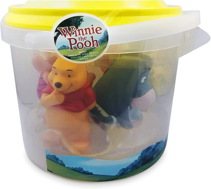 Disney Store Unisex-Children Bath Set (Winnie The Pooh) - Kids Bath Accessories with Beloved Disney Characters - Colorful and Fun Bath Time Essentials for Kids - Suitable for All Ages