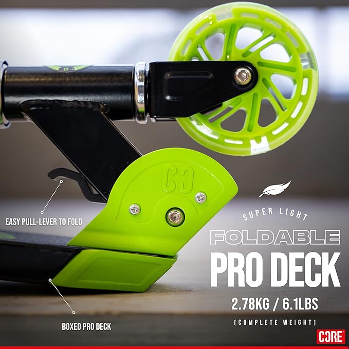 CORE CD1 Pro - Trick Scooter for Kids Ages 6-12, Stunt for Teenagers & Kids, Freestyle Scooter for Skatepark Perfect for Beginners Boys and Girls