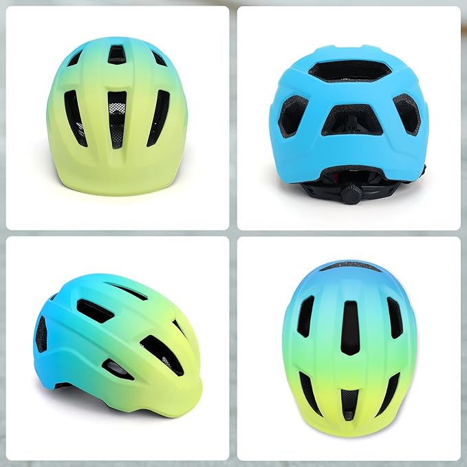 Adjustable Toddler Helmet, Kids Bike Helmets for Boys Girls 3-5/4-6/5-8 Years, Protective Gear Set for Bicycling/Skateboarding/Rollerblading/Scootering