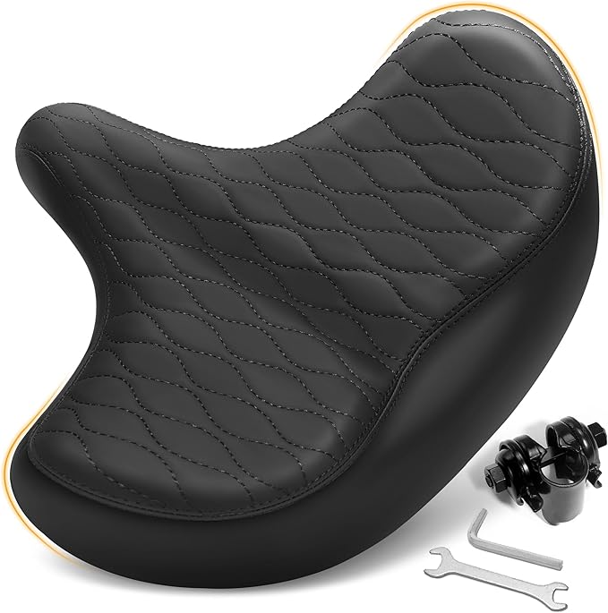 Wide Bicycle Seats for Comfort Men & Women, Oversized & Extra Soft Padded Bike Seat Cushion, Comfortable Large Bike Saddle for Ebike, Mountain Bike, Beach Cruiser, Stationary Exercise Bike