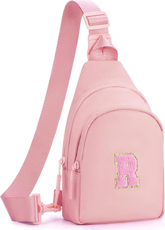 Birthday Gifts for 3 4 5 6 7 8 9 10 11 12 13 14 15 16 Year Old Girls,Crossbody Sling Bag Backpack Fanny Pack Purse for Teen Girl Kid Daughter Sister Her,Cute Trendy Stuff - Peach,R