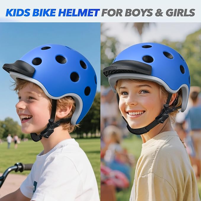 Kids Bike Helmet for 5-8-14 Kids Skateboard Helmet Boys Girls Child Youth Adjustable Lightweight Ventilation and Multi-Sports Scooter Cycling Roller Balance Bike
