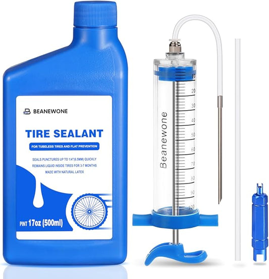 Tubeless Tire Sealant, 500ML Tubeless Sealant Long-Lasting Bike Sealant for MTB, Road, CX and Gravel Bicycle Tires