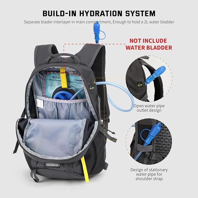 SKYSPER Small Hiking Backpack, 20L Lightweight Travel Backpacks Hiking Daypack for Women Men