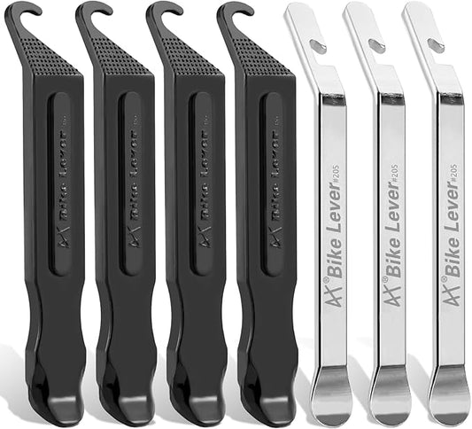Premium Bicycle Tire Lever Tyre Spoon Iron Changing Tool, Bike Tire Levers Premium Stainless Steel Levers to Repair Bike Tube, Best Tire Changing Tool