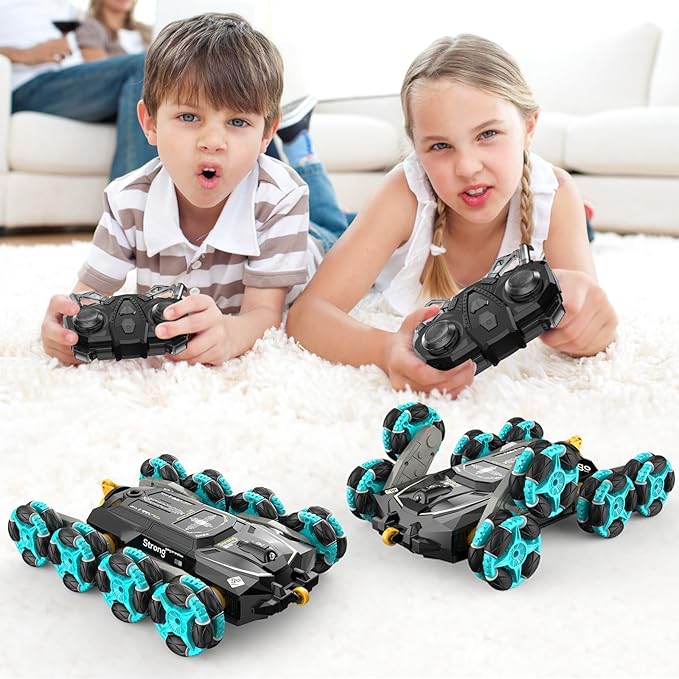 8WD Gesture Sensing RC Stunt Cars - Toys Gifts for Kids 8 9 10 11 12 Year Old Boys Girls,2.4Ghz Remote Control Cars,Transform Drift Off Road Vehicle for Children Birthday Presents