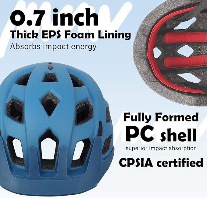 Kids Bike Helmet, 2 Size Adjustable for Youth Toddler Boys & Girls 3-5-8-10-12-14 Years, Child Helmets with Visor for Skating Cycling Scooter