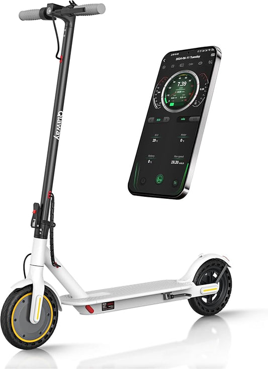 Electric Scooter - 8.5"/10" Solid Tire, Powerful 350W/500W Motor, Top Speed 19 MPH, Max 16-22 Miles Ranges, Load 265LBS, Aluminum Alloy Frame Foldable Commuting Escooter for Adults & Teens