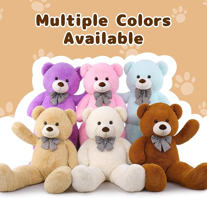 MaoGoLan Giant Extra Large Teddy Bear 55 inch Jumbo Stuffed Animals for Girlfriend Her