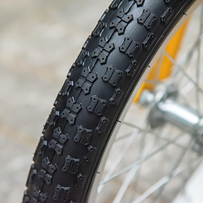 Aosom Youth Scooter, Kick Scooter with Adjustable Handlebars, Double Brakes, 16" Inflatable Rubber Tires, Basket, Cupholder