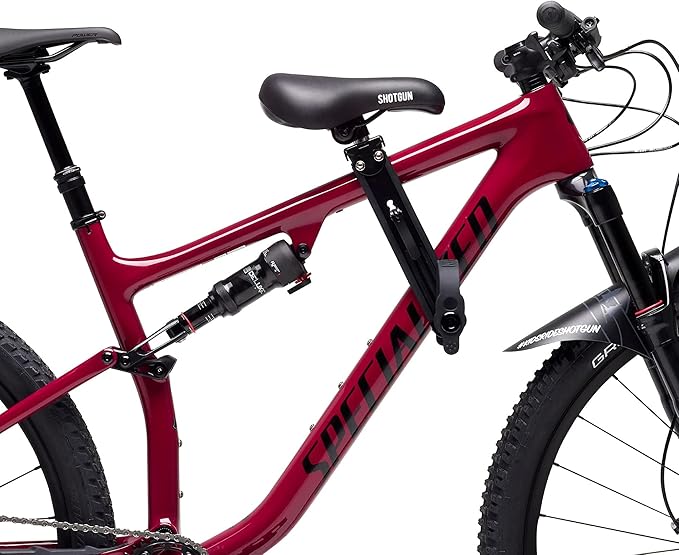 Kids Ride Shotgun - Child Bike Seats - Front Mounted, for Children Aged 2~5 Years, Fits Most Adult Modern Mountain Bikes, Adjustable for Comfort