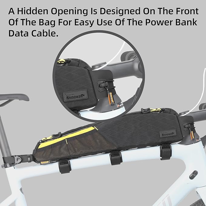 Rhinowalk Bike Top Tube Bag Bike Frame Bag Waterproof Bicycle Bag Professional Cycling Accessories for Mountain Road Bike