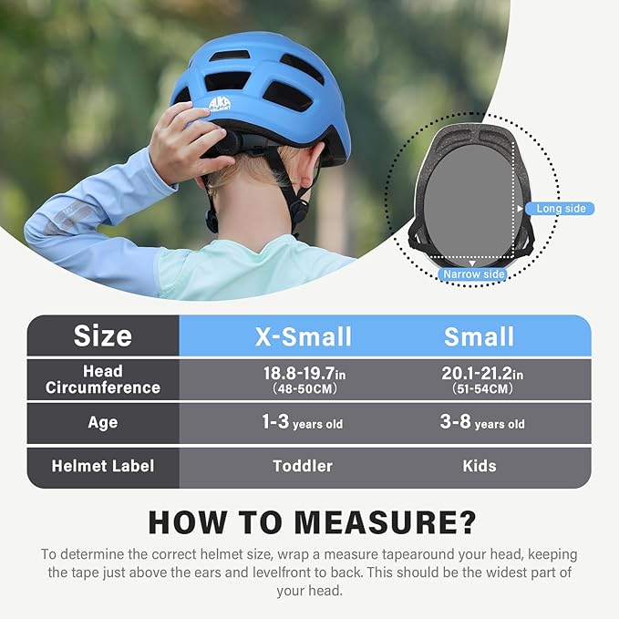 Toddler Kids Bike Helmet, Adjustable Infant Baby Bicycle Helmet for Age 1-3-5-8 Years Child Boys Girls, Multi-Sport Scooter Skateboard, 2 Sizes