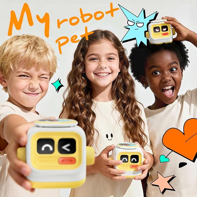 Interactive Story Machine for Kids: Screen-Free Player with 3 Story Books, 120 Stories, 600 Minutes, Bluetooth Speaker, Robot Pet, Educational Toy, Learning, Toddlers Gift