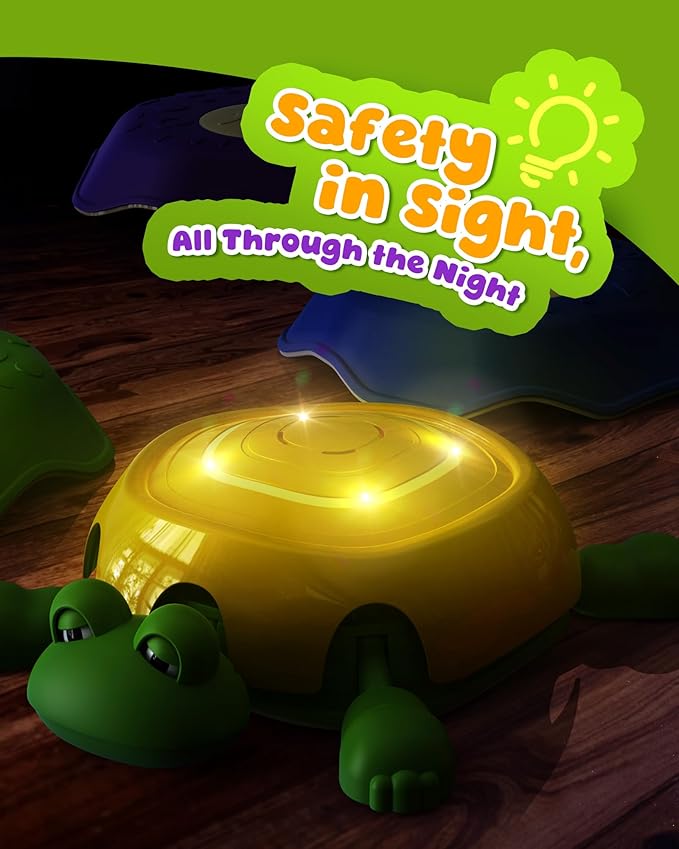 KOKODI Stepping Stones for Kids with Interactive Expression,LED Sensory Toys with Liftable Limbs & Expressive Face,Toddler Balance Coordinated Game,Indoor & Outdoor Playset for Kids Aged 3+