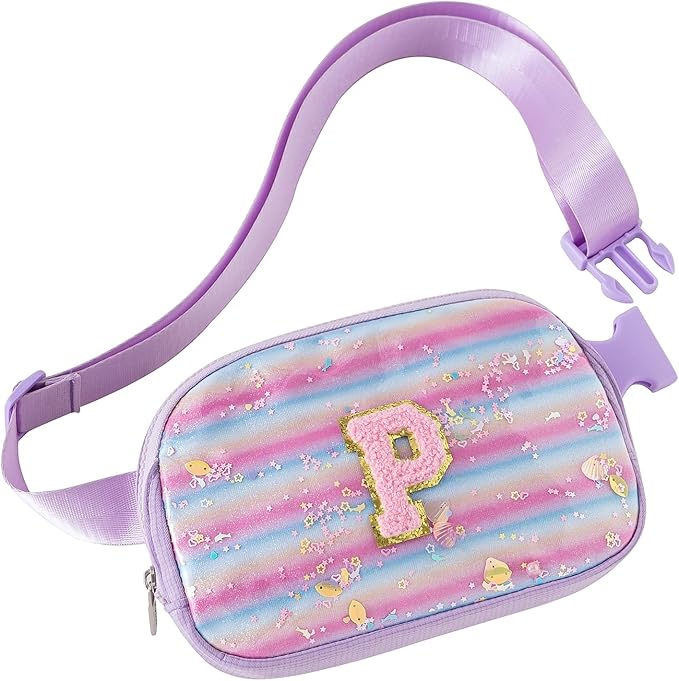 Bag Belt Bag，Graduation Gifts for Teen Girls Kids - Birthday Gifts for Girls,Friendship Gifts for Women,Friend Birthday Gifts for Women Cute Trendy Stuff. Purple-P