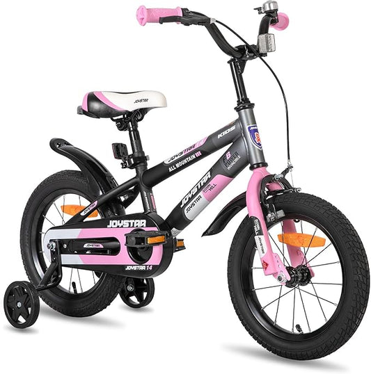 JOYSTAR New Berry Kids Bike for Boys and Girls Ages 3-12 Years Old, 12 14 16 Inch Kids Bicycles with Training Wheels, 20 Inch Bike with Kickstand, Multiple Colors