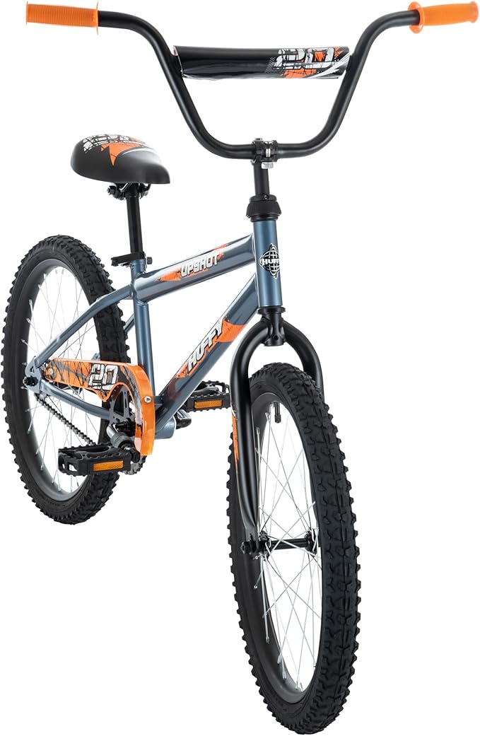 Huffy Upshot 12/16/20 Inch Boys' Bike for Kids, Ages 3+ Years Old, Multiple Color Options, Removable Training Wheels (12" and 16" Only), BMX Design, Designed for Growth, Durable, Easy Assembly