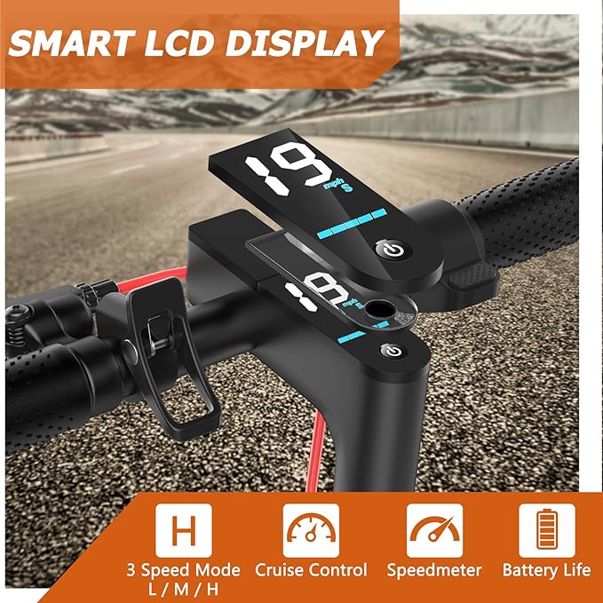 E Scooter for Adults 19-22 MPH 350/500W Motor 281/441Wh Battery,8.5"/10" Tires,Motorized Scooter Up to 22 Miles Range, Foldable Scooter with Double Shock Absorption/Bearing 265 LBS/APP Control