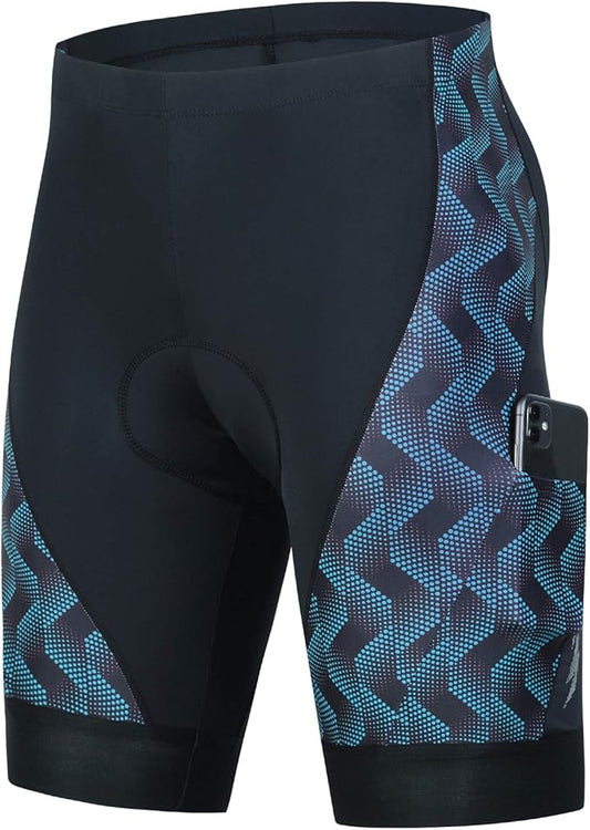 beroy Men's Comfortable Bicycle Cycling Pants, 3D Padded Bike Shorts