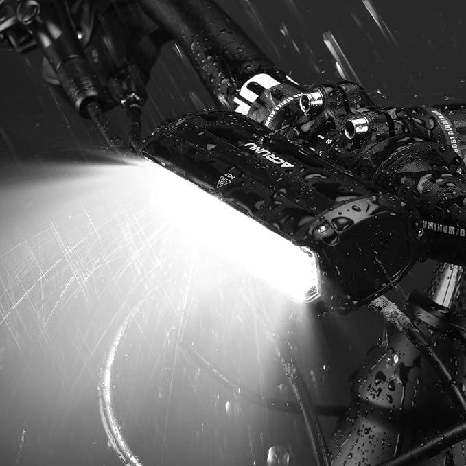 Super Bright 3400 Lumens LED Bike Light USB Rechargeable - 5 Modes Bicycle Headlight with 7H Runtime, IPX6 Waterproof, Quick Release Mount for Mountain Road Cycling Commuting Night Safety