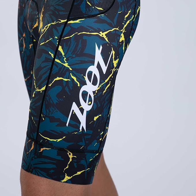 Zoot Men’s LTD 9-Inch Triathlon Shorts, Endurance Cycle Padded Shorts, for Swim, Bike, Run with Quick Drying UPF 50 + Fabric