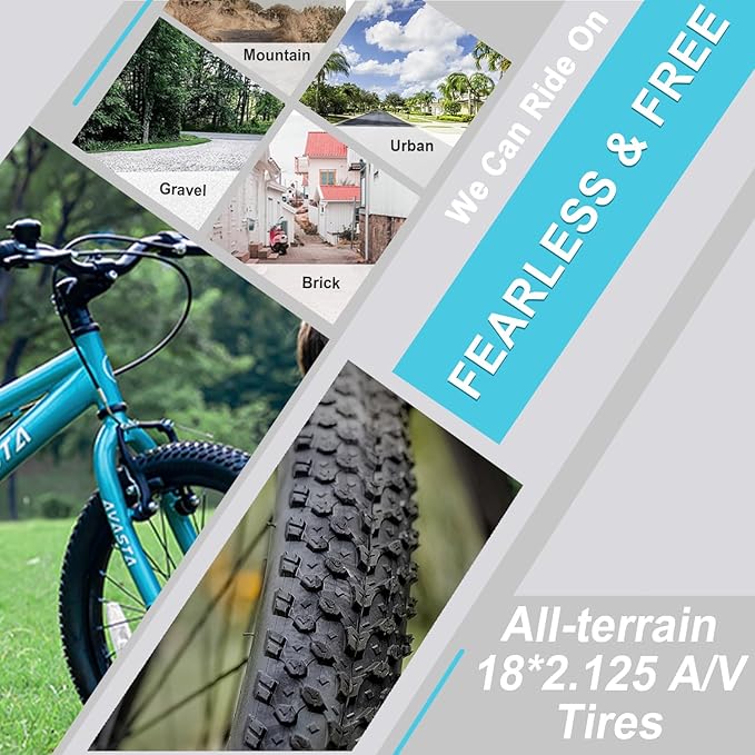 AVASTA Bilbo 18 20 Inch Kids Bike for Boys Girls 5-10 Years Old, Retro Style High Carbon Steel Bicycle with Adjustable Handlebars and Seat, Dual V-Brakes, Kickstand, Multiple Colors