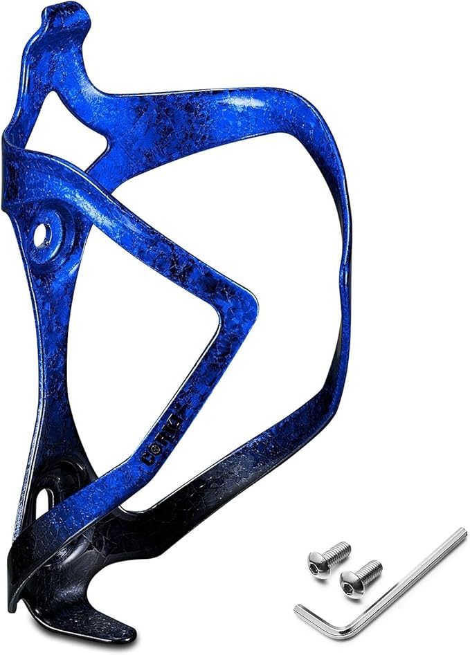 Bike Water Bottle Holder Bicycle Cage for Mountain Road MTB Gravel Adult Bikes Cycling Universal Carrier Rack 1 Pack Aluminum Alloy Ultralight Kettle Drink Accessories Blue